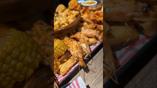 SHRIMPLY THE BEST 🦐 asmr food delicious yummy seafood lobster london platter eating feast [upl. by Greg]