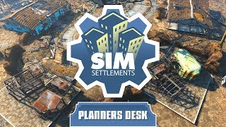 Sim Settlements Tutorial  City Planners Desk [upl. by Hbahsur722]