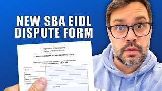 New SBA EIDL Dispute Form for Treasury [upl. by Issor]