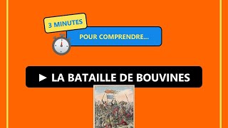 ⏱️ 3 MINUTES POUR COMPRENDRE  La bataille de Bouvines ⚔️ [upl. by Prosser]