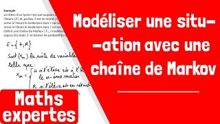 Comment modéliser une situation avec une chaîne de Markov [upl. by Wills]