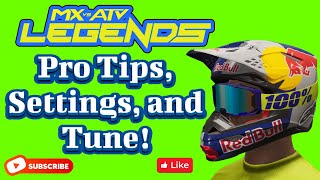 MX vs ATV Legends Pro Tips Settings and Tune Pt1 [upl. by Zenda]