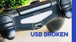 PS4 Controller USB Charger Port Broken  Easy way to fix it [upl. by Ahsen]