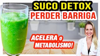 Receita de Suco Detox para Perder Barriga DESINCHAR E METABOLISMO [upl. by Hesper]