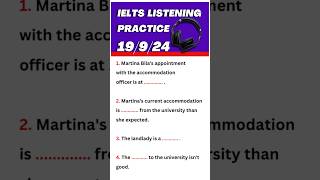 Listening IELTS Practice Test [upl. by Hughie]