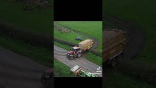 Bower Agri were back for a second round of maize silage today farming agri agriculture farm uk [upl. by Aramenta]