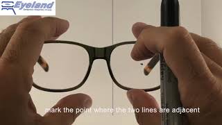 How to measure PD or take PD measurment from your eyeglasses [upl. by Nemhauser140]