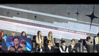 240106 GDA Idol Reaction SEVENTEEN Best Album  38th Golden Disc Awards [upl. by Redmer]