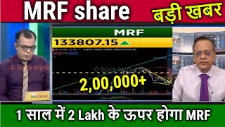 MRF share latest newsanalysis sushil kediamrf share newsTarget 2025mrf share old man story cnbc [upl. by Shirah50]