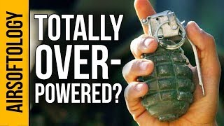 Are Airsoft Grenades Overpowered  Airsoftology QampA Show [upl. by Ueih]