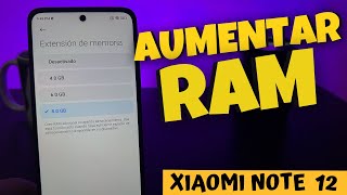 AUMENTAR O EXTENDER Memoria RAM XIAOMI NOTE 12S O MEMORIA VIRTUAL ram ramvirtual [upl. by Busey]