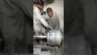 stainless steel manufacturing process stainlesssteelbowl satisfying shorts [upl. by Wendel244]