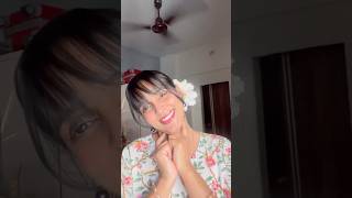 Itne easy Korean bangs youtubeshorts minivlog youtubehairstyleviralshort makeuptips [upl. by Yeliab]