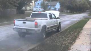 Duramax LB7 turbo blow off sound  powerbrake [upl. by Ulberto]