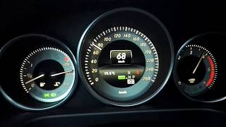 2015 MercedesBenz E 220 CDI  9GTronic  0100kmh acceleration [upl. by Clayson]