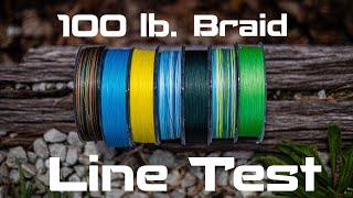 Testing Reaction Tackle 100lb Braided Fishing Line [upl. by Merrielle924]