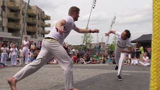 Capoeira Show amp Workshop Batuque Capoeira Holland [upl. by Allsun987]