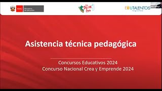 CREA Y EMPRENDE 2024  ASISTENCIA TÉCNICA PEDAGÓGICA  DÍA 02 [upl. by Pucida]