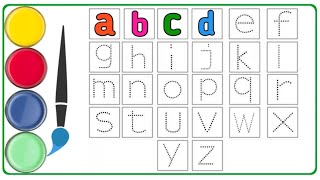 Today abcd Class  Small Letters  Kindergarten Learning  Abc Phonics [upl. by Ares]