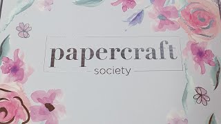 Papercraft Society box 6 unboxing [upl. by Conant]