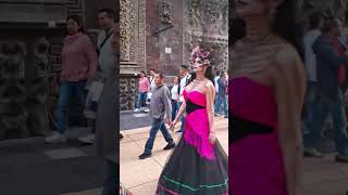 Día de Muertos en CDMX shorts diademuertos dayofthedead [upl. by Eilarol401]