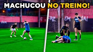 JUNINHO MANELLA MACHUCOU NO TREINO FALTANDO UMA SEMANA PARA O X1 [upl. by Sakhuja]