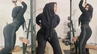 Hijab Style Olah Raga Try On Oufit Gym Big Size [upl. by Akehs]