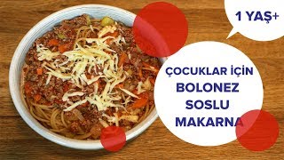 Bolonez Soslu Makarna Namı Diğer Kıymalı Makarna Nasıl Yapılır 1 Yaş  İki Anne Bir Mutfak [upl. by Seda]