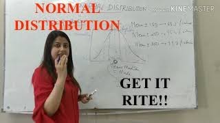 NORMAL DISTRIBUTION  GAUSSIAN DISTRIBUTION STANDARD DISTRIBUTION COMMUNITY MEDICINE TUTORIALS [upl. by Philoo481]