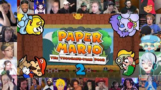 The Internet Reacts to Paper Mario The Thousand Year Door [upl. by Hgeilyak]