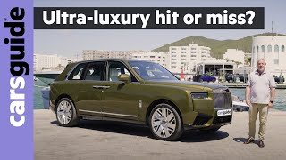 RollsRoyce Cullinan 2025 review Bold new face for twinturbo V12powered Bentley Bentayga rival [upl. by Hortensia175]