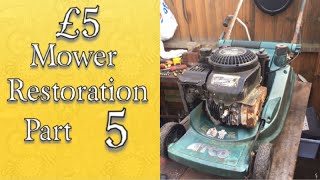 £5 Mower Restoration Part 5 smallenginenation [upl. by Llyrehc143]