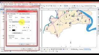 How to add graticules and grids Latitude and Longitude in Map Layout in ArcMap [upl. by Abrahan]