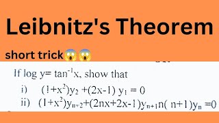 Lec2 Leibnitzs Theorem in details with important examplescalculus [upl. by Dressler]