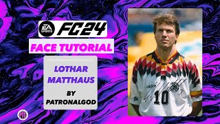 FC 24 LOTHAR MATTHAUS FACE CREATION  PRO CLUBS  COMO HACER A LOTHAR MATTHAUS  FC 24 [upl. by Bruce]