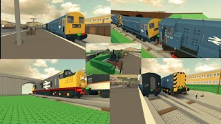 Roblox Bloxville Mainline 08 Shunters Class 37s Baby Deltics amp More Added Theyre Epic [upl. by Imeon]