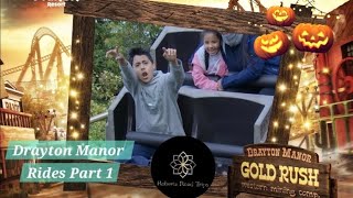 Drayton Manor Rides part 1  Halloween special [upl. by Okikuy142]