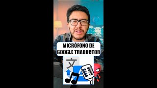 Como traducir del español al ingles con el micrófono de Google Traductor 😊📱 [upl. by Xilef]