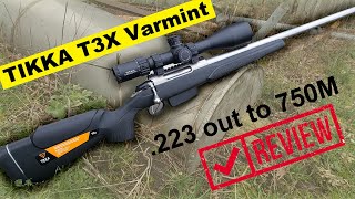 Tikka T3X Varmint 223 Review [upl. by Gerta941]