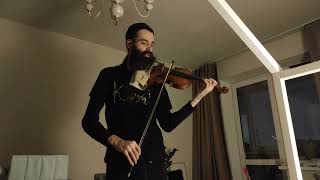 Kosta T 🎻 violin violinist скрипка music improvisation solo скрипач авангард avantgarde 4k [upl. by Attenrad]