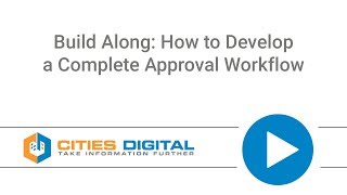 Build Along How to Develop a Complete Approval Workflow  by CDI [upl. by Ignatius]