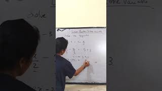 Linear Equations in ONE Variable Made EASY shorts education maths importantquestion [upl. by Conrad]