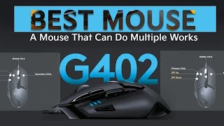 Best Gaming Mouse  Logitech G402 Hyperion Fury Mouse Unboxing amp Review [upl. by Rosenfeld]