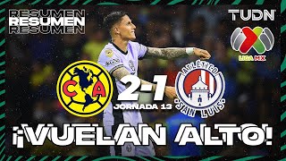 HIGHLIGHTS  América 21 Atl San Luis  CL2024  Liga Mx J13  TUDN [upl. by Boleslaw]