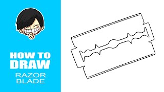 How to draw Razor Blade [upl. by Naujd363]