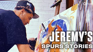 Frost Spurs Stories  San Antonio Spurs Jeremy Sochans Trip to Southtown to Visit 1906 Art Gallery [upl. by Salinas276]