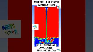 Multiphase Flow Simulations ANSYS fluent Ansys CFD Simulations shorts ansys computationalfluid [upl. by Mutat]