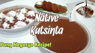 Easiest Way to Make Native Kutsinta na Pwedeng Gawing Negosyo  Native Kutsinta Recipe  Kutsinta [upl. by Samson]