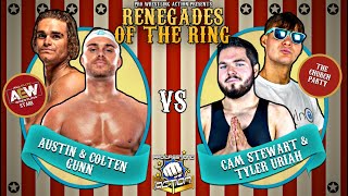 FULL MATCH — AEWs The Gunns vs Church Party  Ft Billy Gunn RENEGADES OF THE RING 2021 [upl. by Aseena]