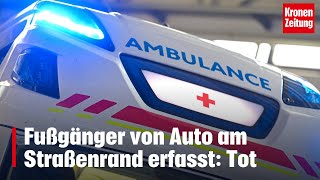 Fußgänger von Auto am Straßenrand erfasst Tot [upl. by Reiser]